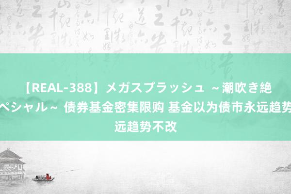 【REAL-388】メガスプラッシュ ～潮吹き絶頂スペシャル～ 债券基金密集限购 基金以为债市永远趋势不改