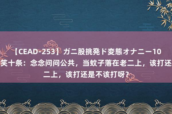 【CEAD-253】ガニ股挑発ド変態オナニー100人8時間 见笑十条：念念问问公共，当蚊子落在老二上，该打还是不该打呀？